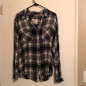 Plaid button up